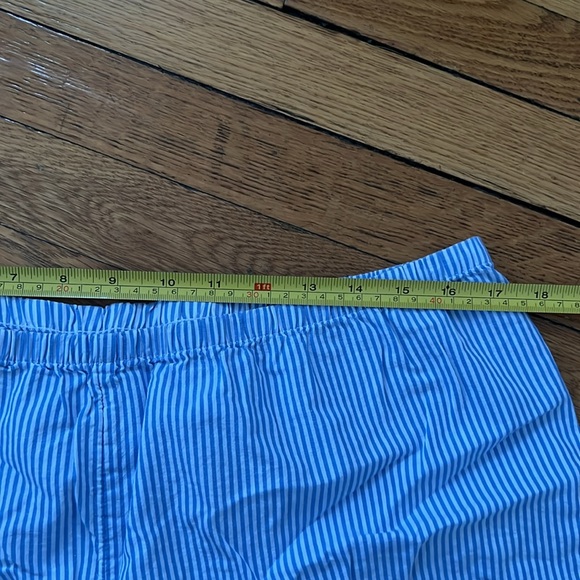 Striped Pajama Set in Large Blue White Stripes - Picture 5 of 5